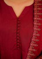 Thread & Weave By Zeplar Viscose Luxe Pret 109 Kurta Set Women 3pcs