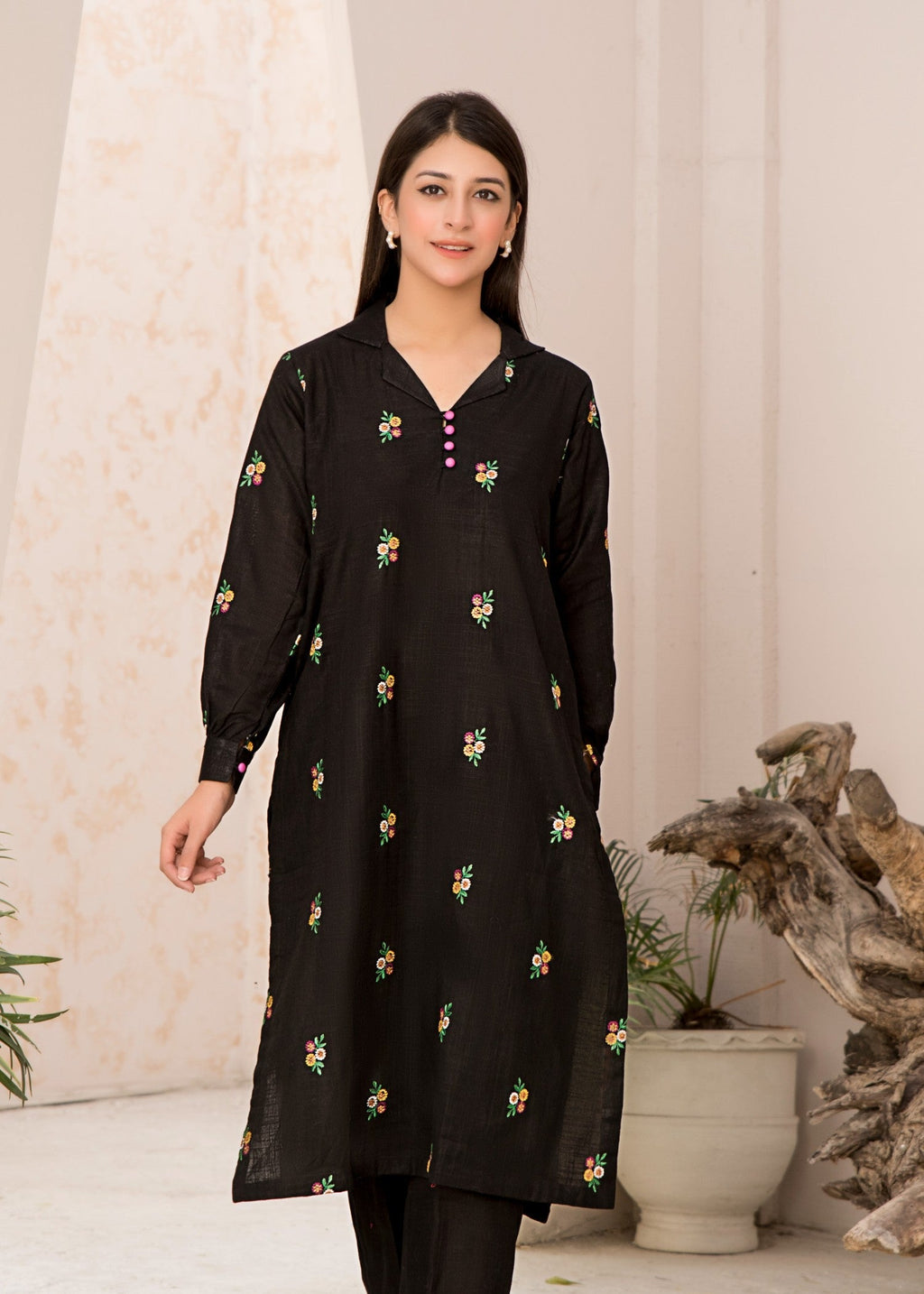 Yolo Pret Multi Embroidered Khaddar W24 EMB 0020 Women 2pcs