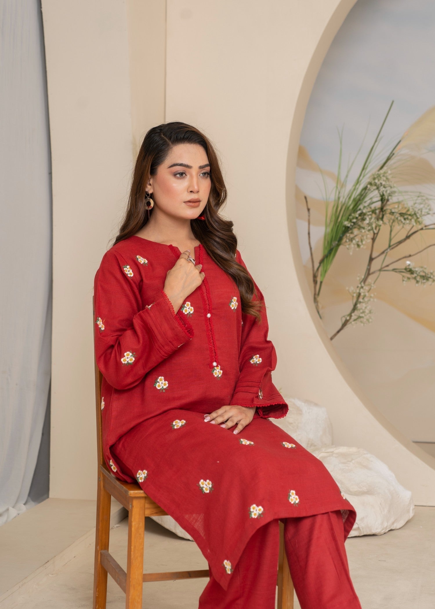 Yolo Pret Multi Embroidered Khaddar W24 EMB 0022 Women 2pcs