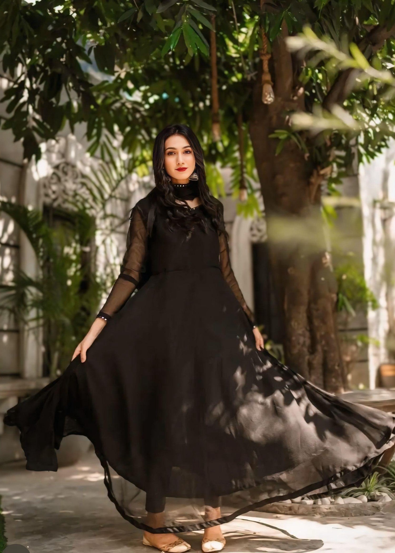 Anabiya Riwaaj cherag black Women 2pcs