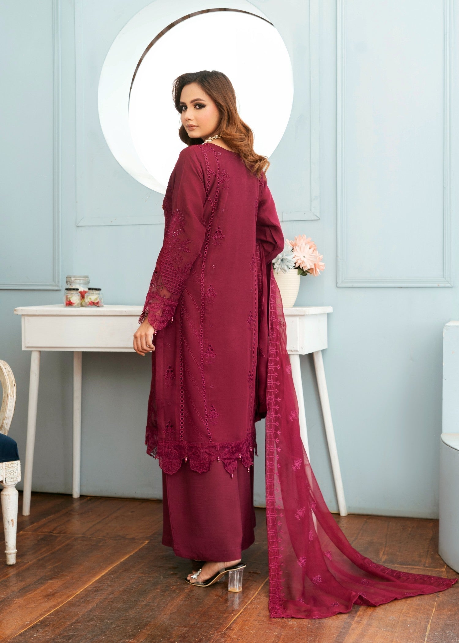 Pehnawa Fashion RED ROSIE BLUSS Women 3pcs