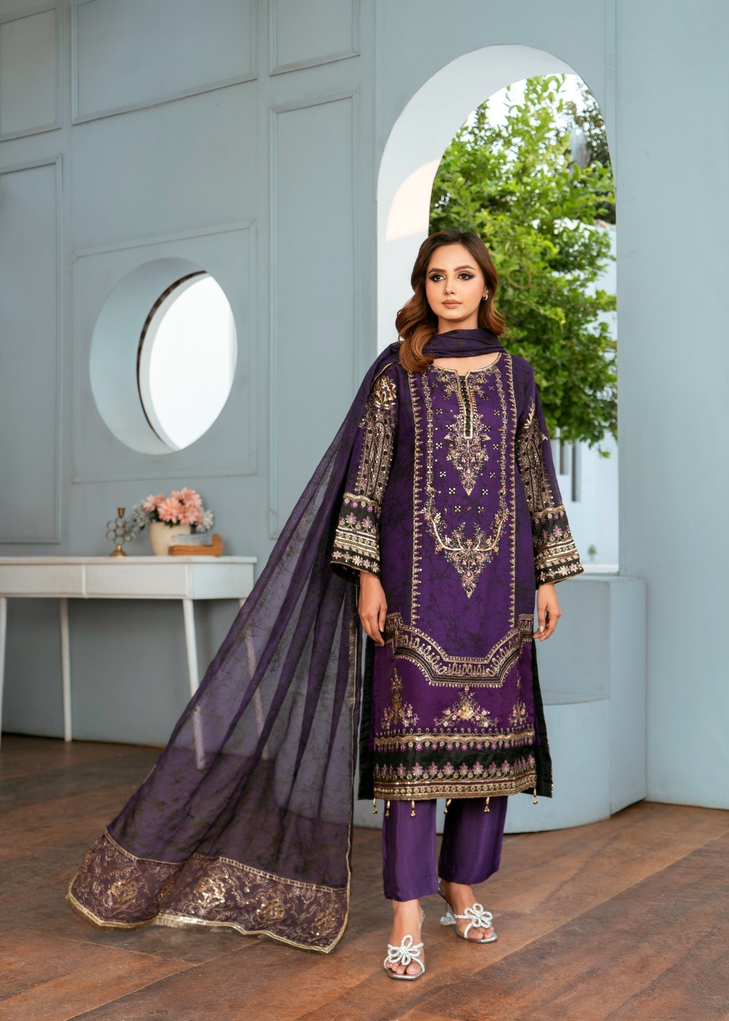 Pehnawa Fashion PURPLE PEARL Women 3pcs