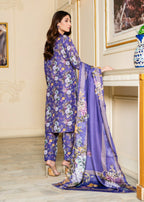 Sahibas By Mirza Kanwal Purple Women 3pcs
