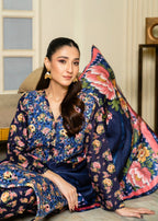 Sahibas By Mirza Kanwal Blue Women 3pcs