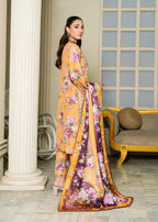 Sahibas By Mirza Kanwal Mustard Women 3pcs