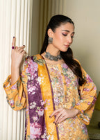 Sahibas By Mirza Kanwal Mustard Women 3pcs