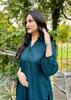 Damask Clothing Studio Sajni Solid Zinc Women 2pcs