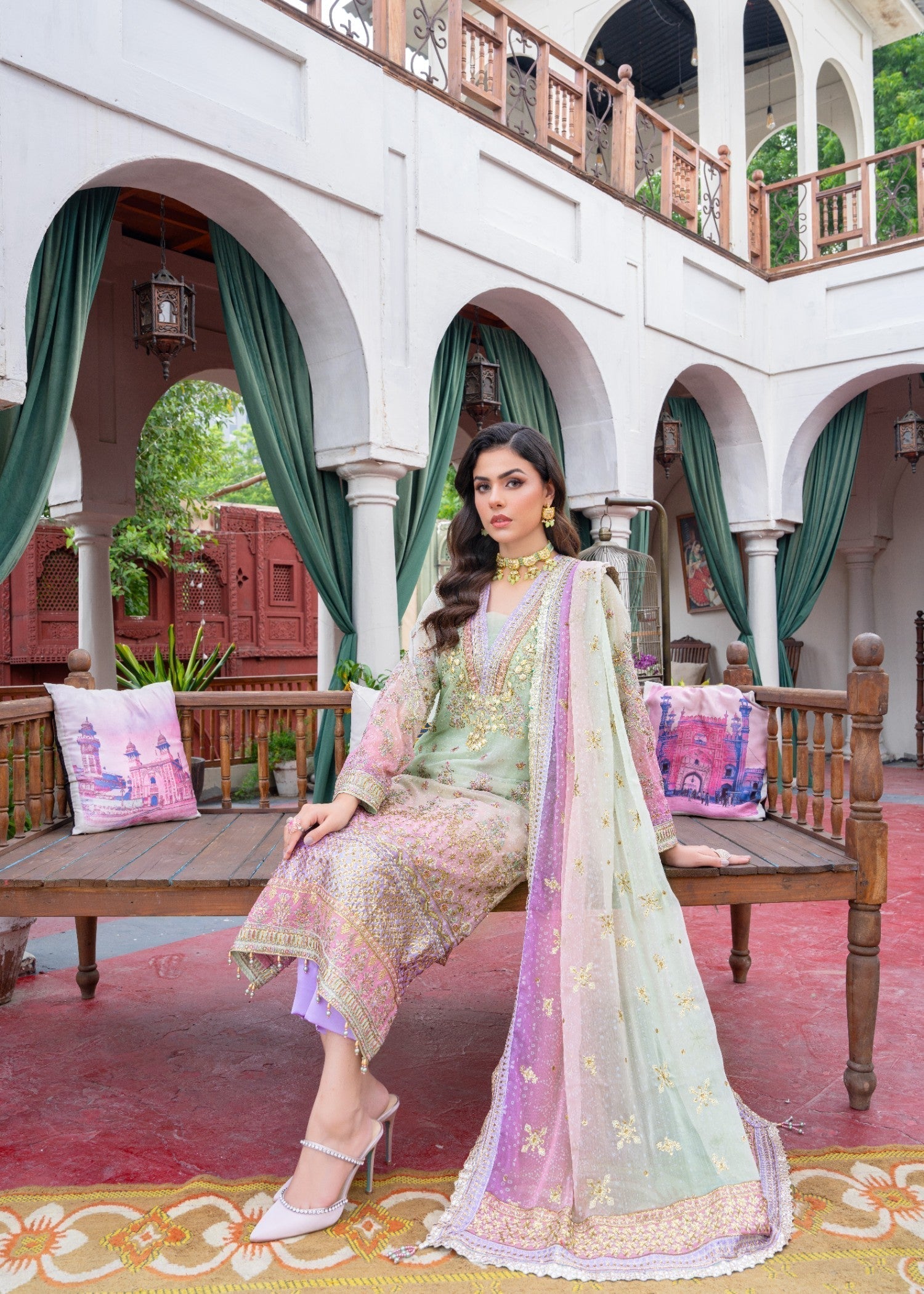 Mah-e-Rooh JM 9503 JULKE Women 4pcs