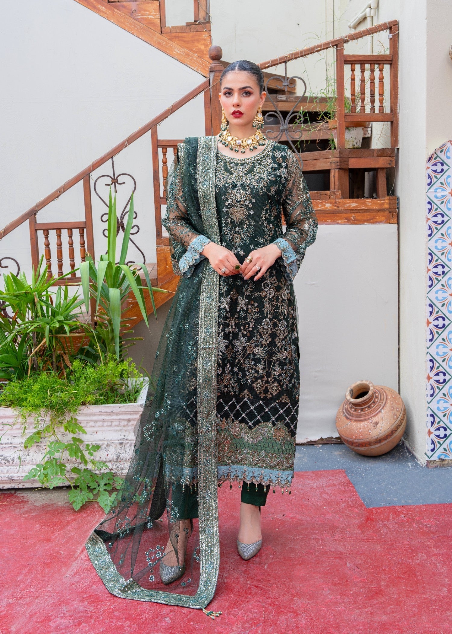 Mah-e-Rooh JM 9504 JUGNU Women 4pcs