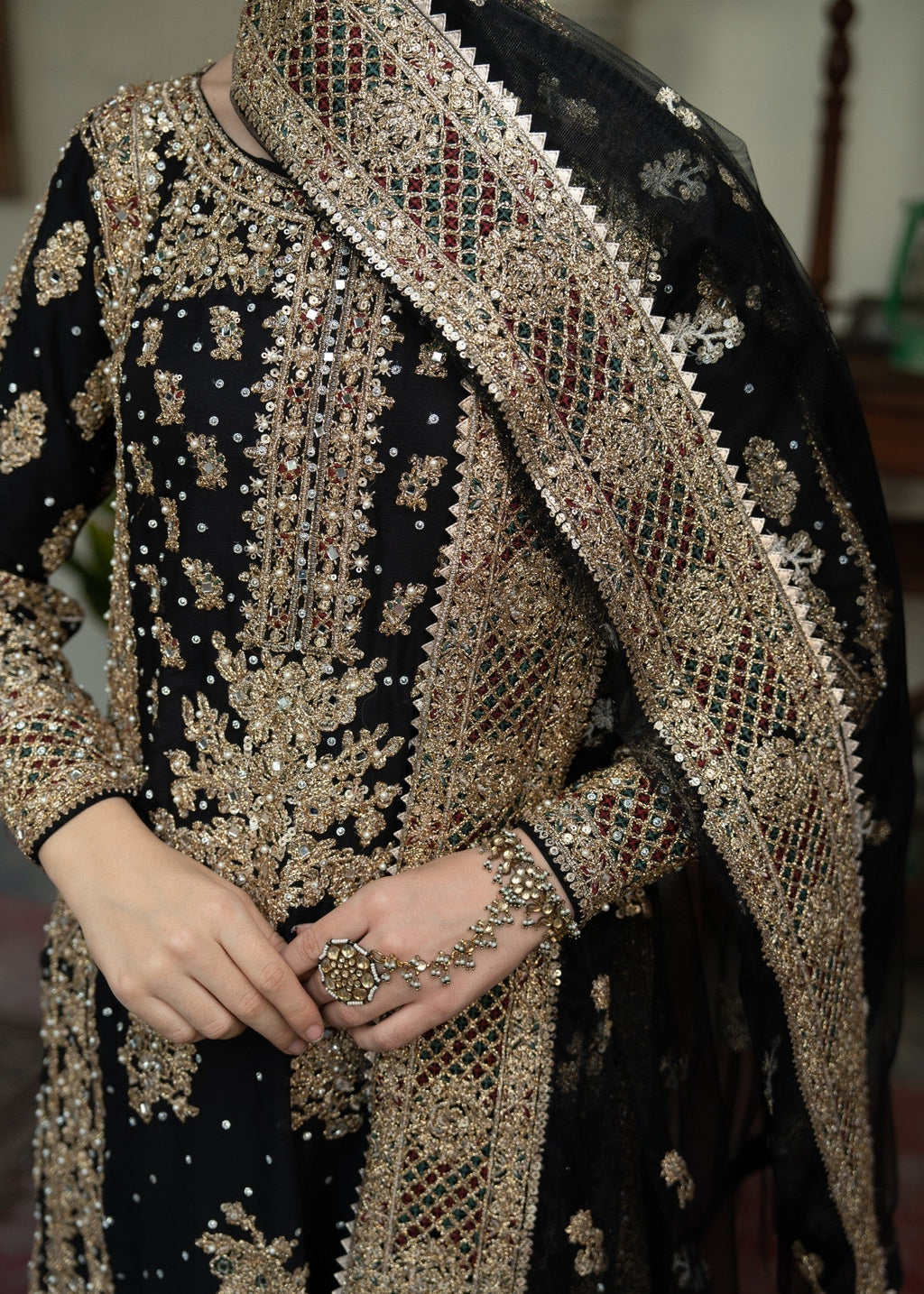 Haseens Official Anishka Black Women 3pcs