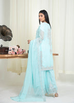 Rangoon Clothing Zehra Sky Women 3pcs