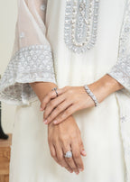 Rangoon Clothing Nazeen White Women 3pcs