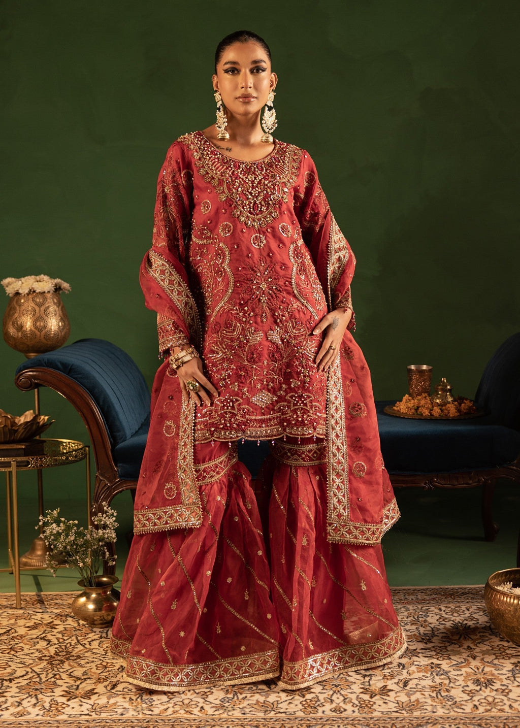 Diara Couture AILA UA 02 MAROON Women 3pcs