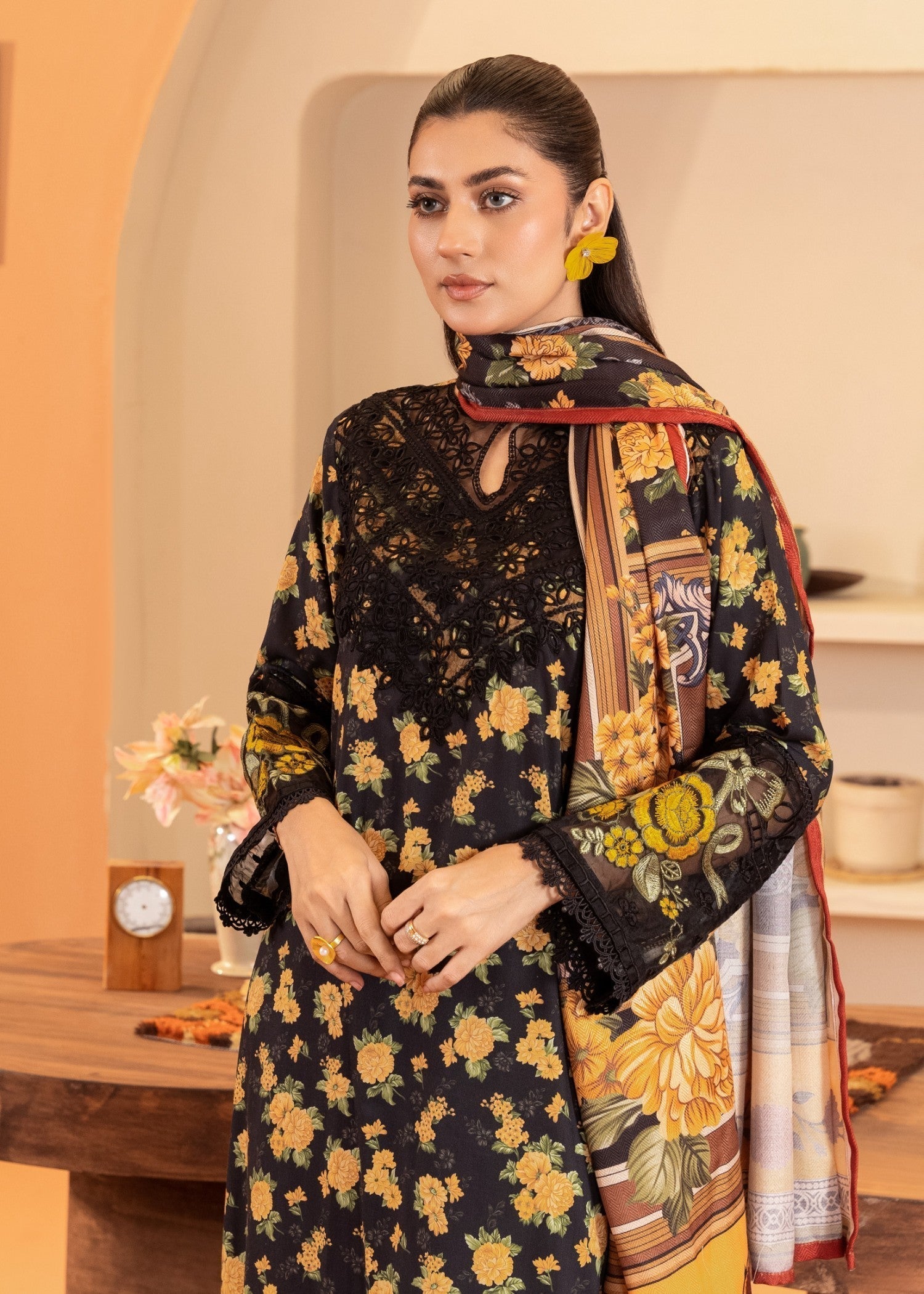 Sahibas By Mirza Gurleen Black Women 3pcs