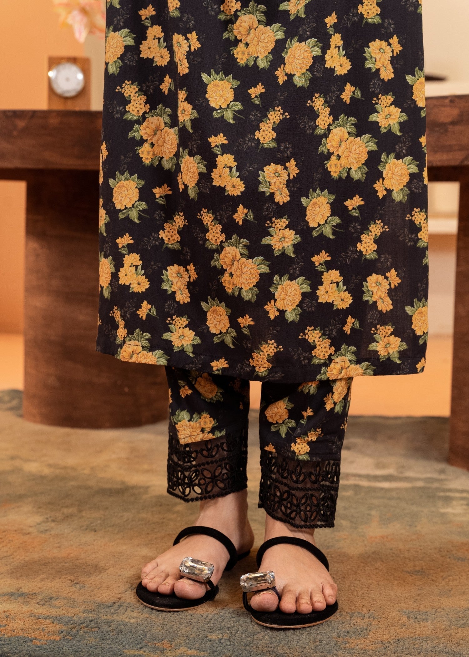 Sahibas By Mirza Gurleen Black Women 3pcs