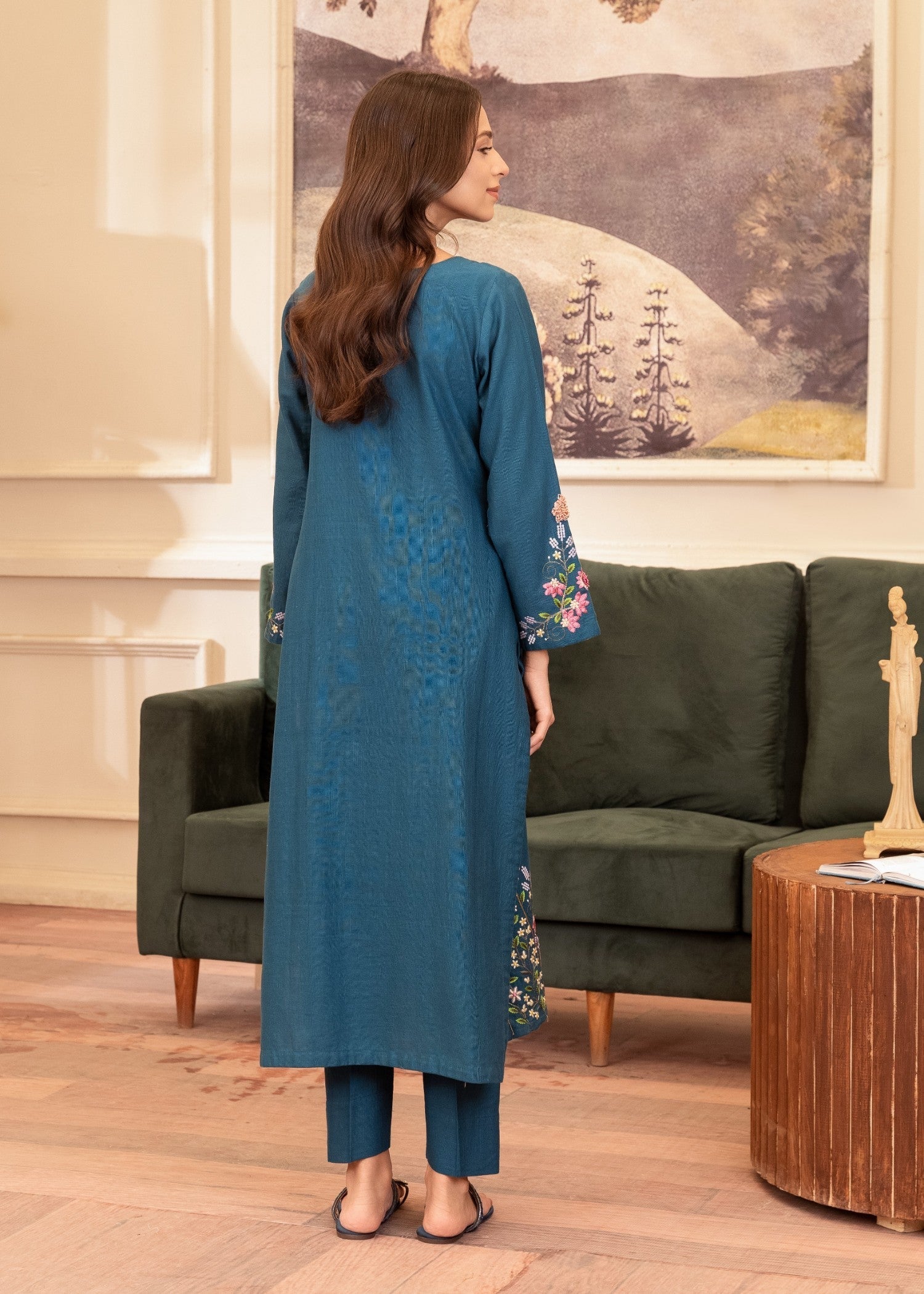 Sahibas By Mirza Ravena Blue Women 2pcs