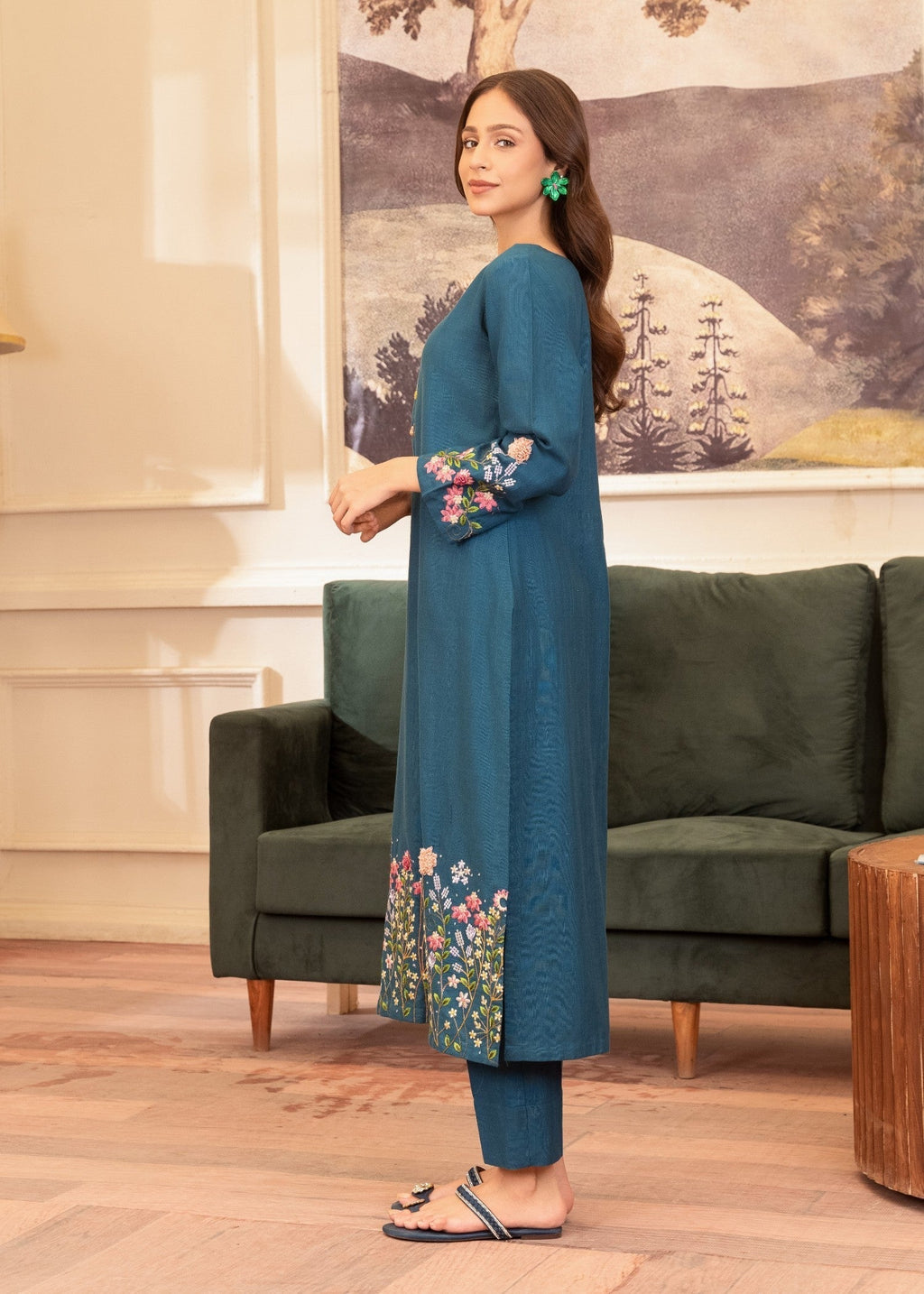 Sahibas By Mirza Ravena Blue Women 2pcs