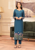 Sahibas By Mirza Ravena Blue Women 2pcs