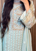 Four Season Boutique MAH E MEER ICE BLUE Women 3pcs