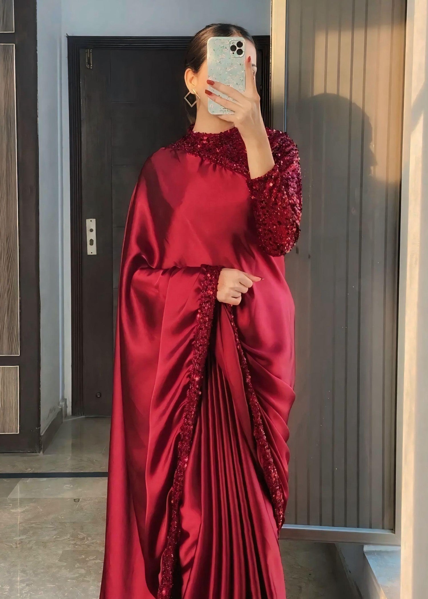 Anabiya riwaaj moonlight RED Women 3pcs
