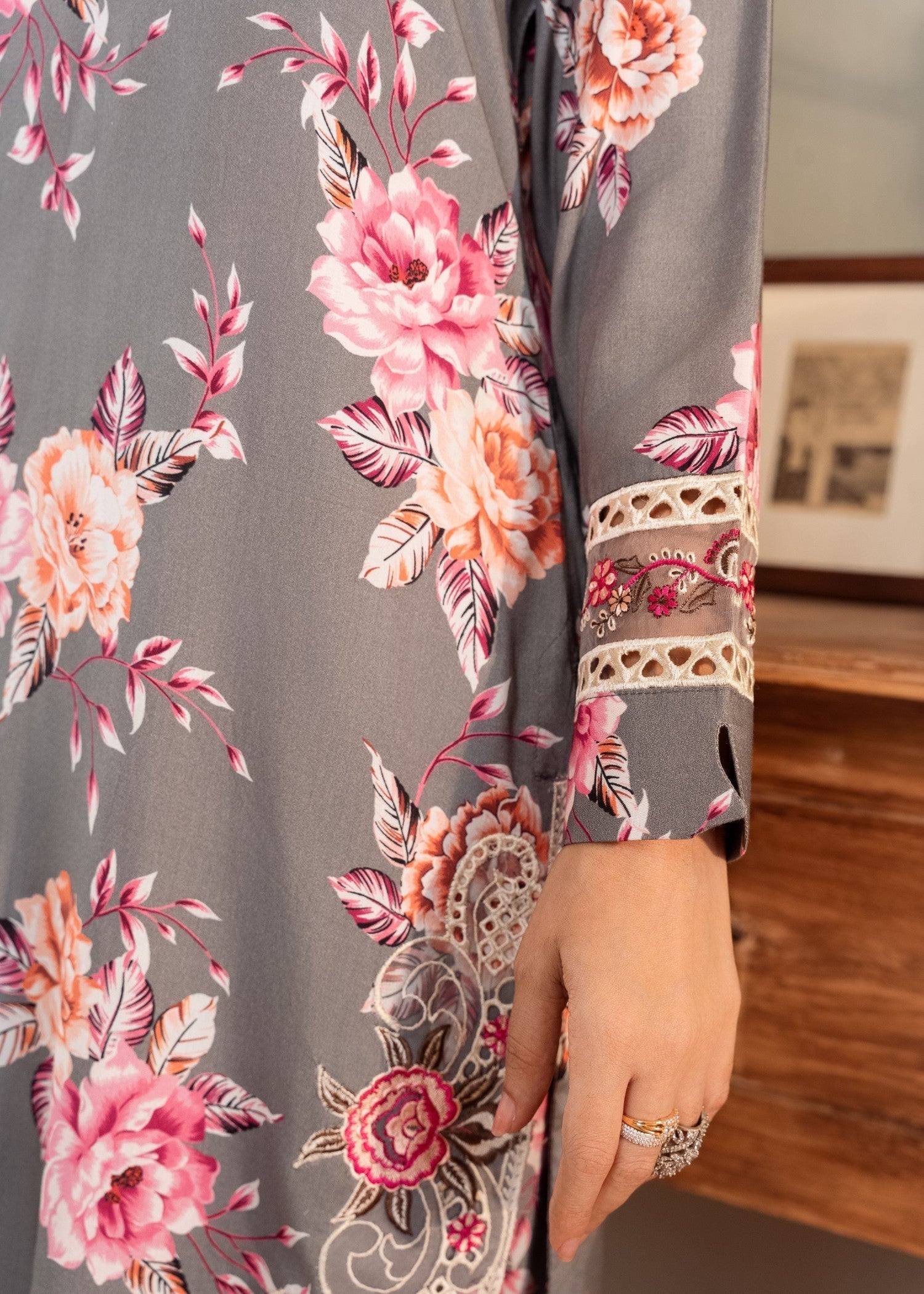 Sahibas By Mirza Mehak Grey Women 3pcs