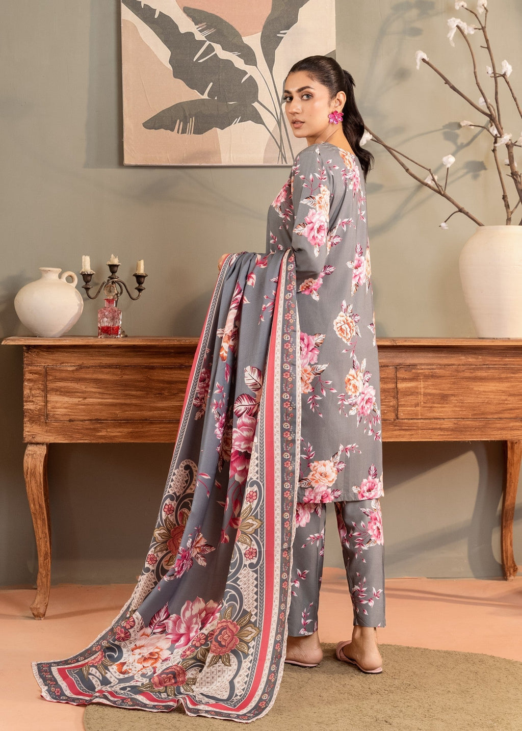 Sahibas By Mirza Mehak Grey Women 3pcs