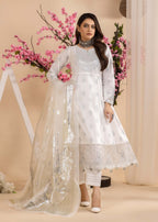 Madame Embdroidered Frock Suit 2633 Women 3pcs