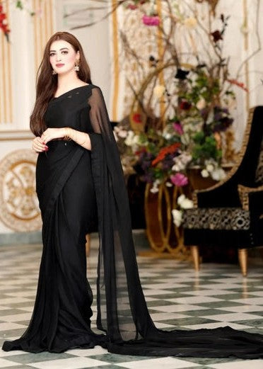 Anabiya dastoor aina black Women 3pcs