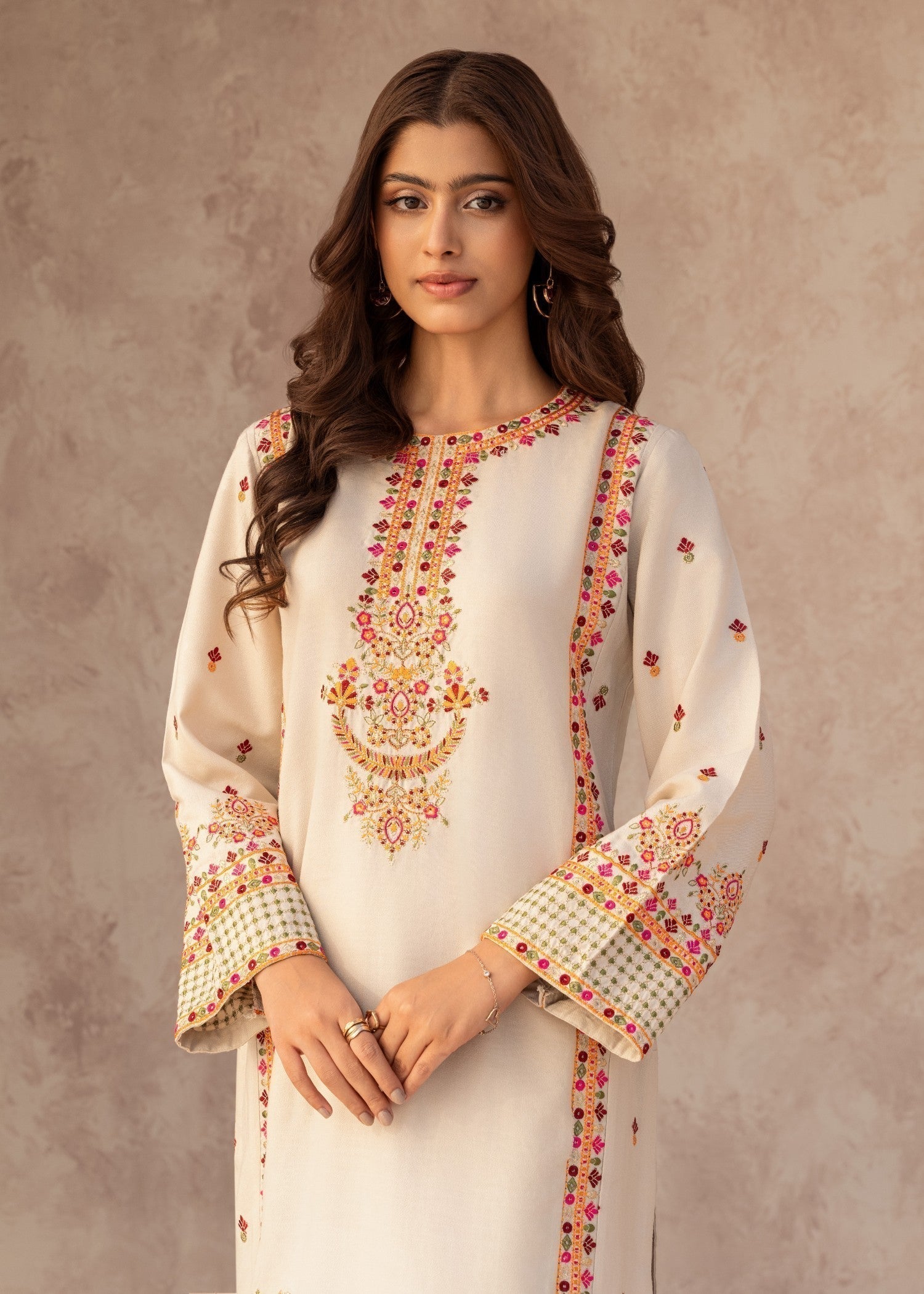 Sahibas By Mirza Dilruba Off White Women 2pcs