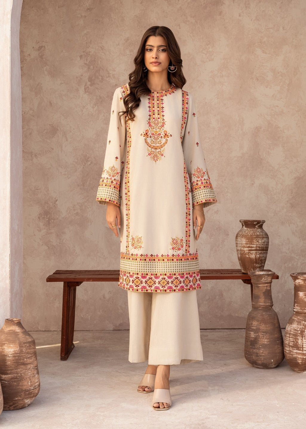 Sahibas By Mirza Dilruba Off White Women 2pcs