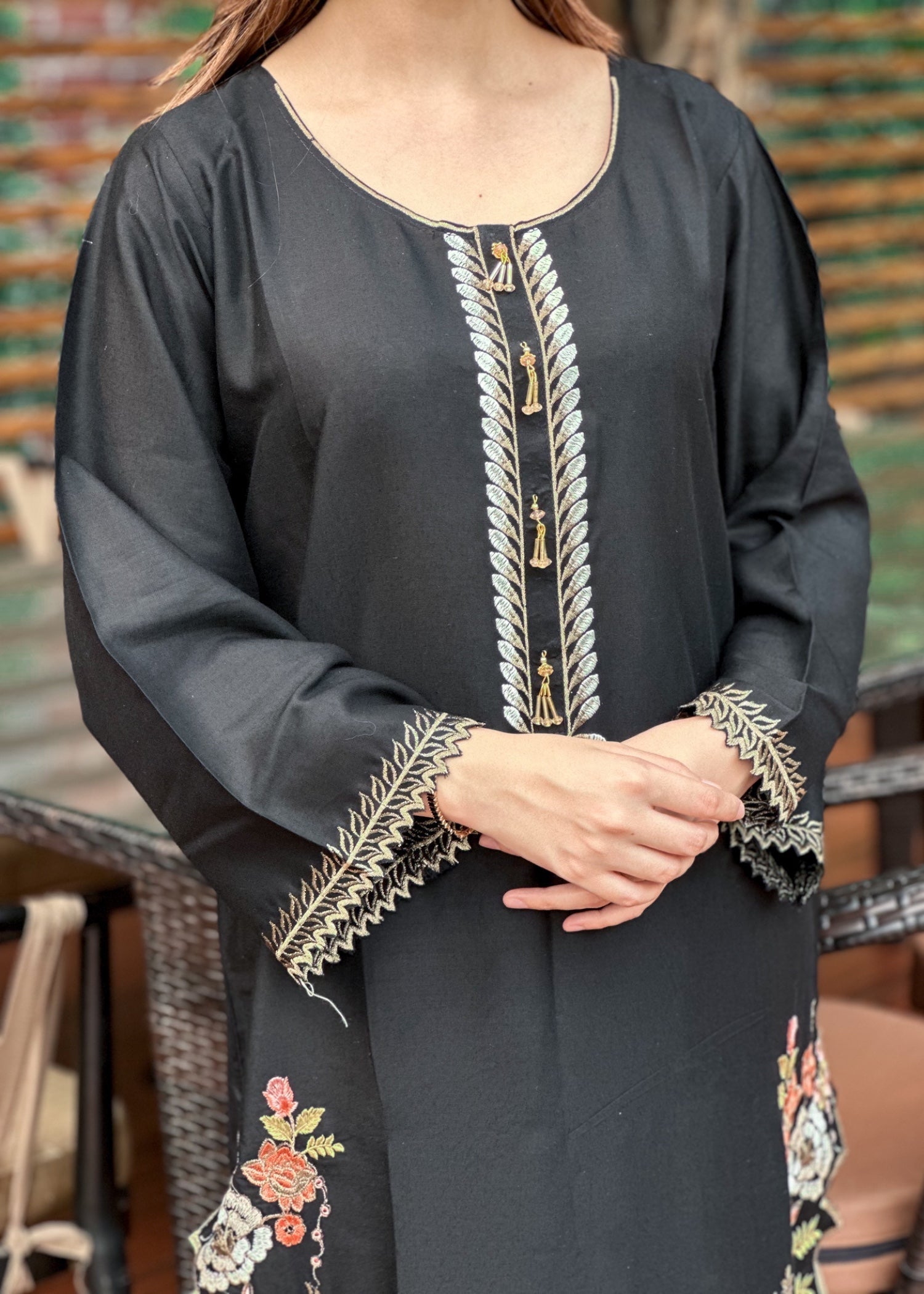 Chaudhary Arts Aneela Embroidered Women 2pcs