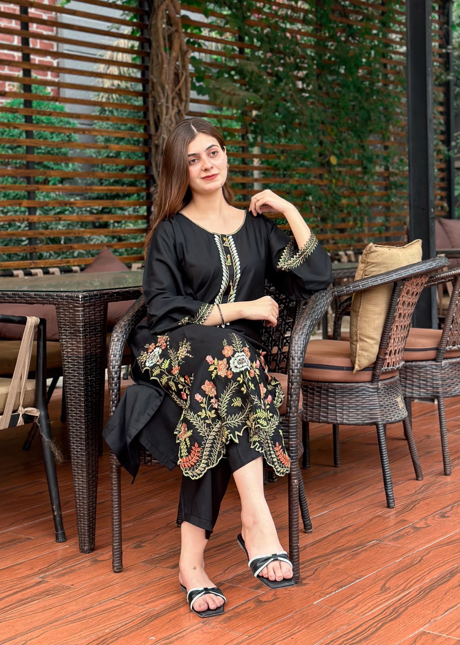 Chaudhary Arts Aneela Embroidered Women 2pcs