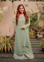 Pehnawa By Bin Akram’s Ocean Pearl Chiffon Women 3pcs