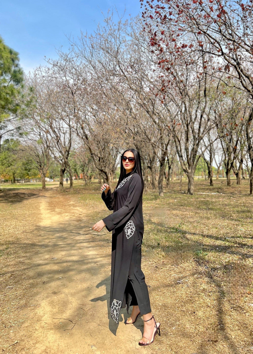 Manahils Black embroidered two pc Women 2pcs