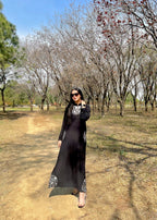 Manahils Black embroidered two pc Women 2pcs