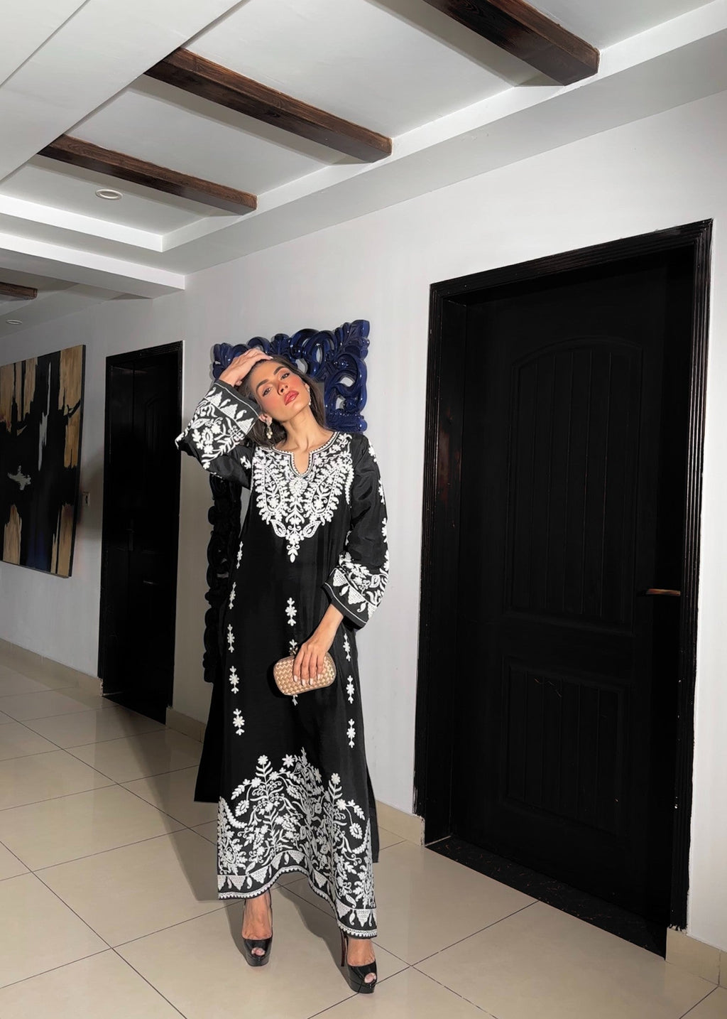 Manahils EMBROIDERED ARI TWO PC Women 2pcs