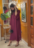 Manahils Meera Set (button+Fringes) Women 2pcs