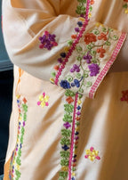 Tawakal Closet Embroidered Jasmeen Peach Color Women 2pcs