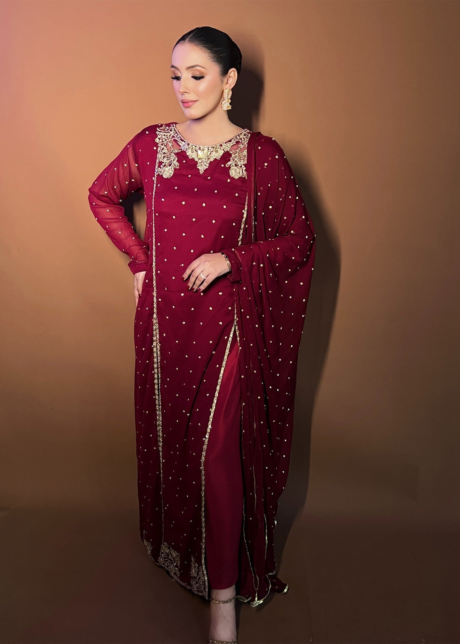 Agha Jaan Roop Women 3pcs