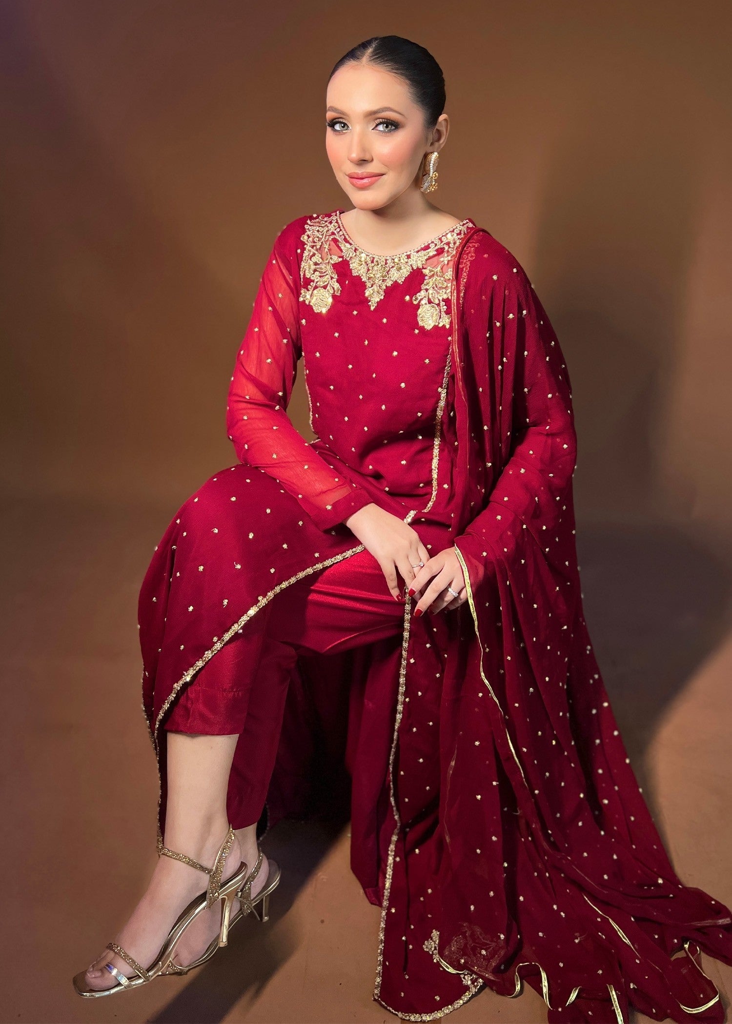 Agha Jaan Roop Women 3pcs