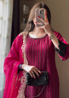 Four Season Boutique GULMEEN HOTPINK Women 3pcs