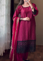 Four Season Boutique GULMEEN HOTPINK Women 3pcs