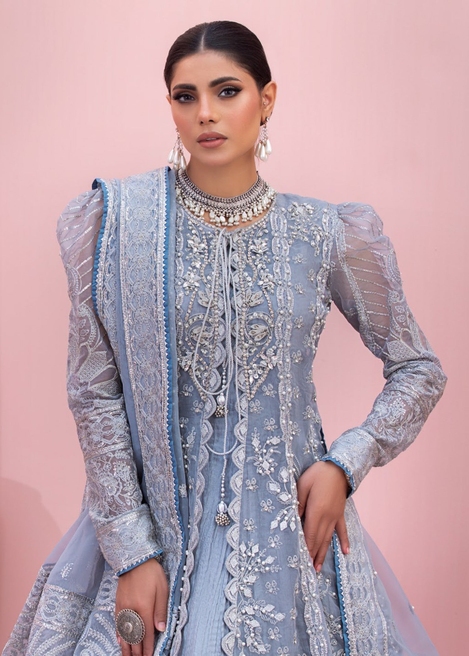 Diara Couture HEER POGT 01 02 GREY BLUE Women 3pcs
