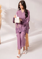Kiara Mauve Embroidered Women 2pcs