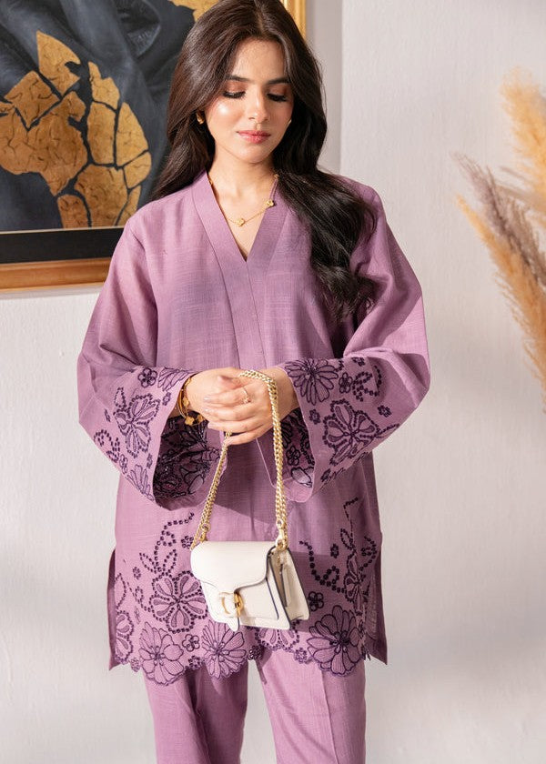 Kiara Mauve Embroidered Women 2pcs