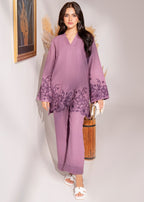 Kiara Mauve Embroidered Women 2pcs