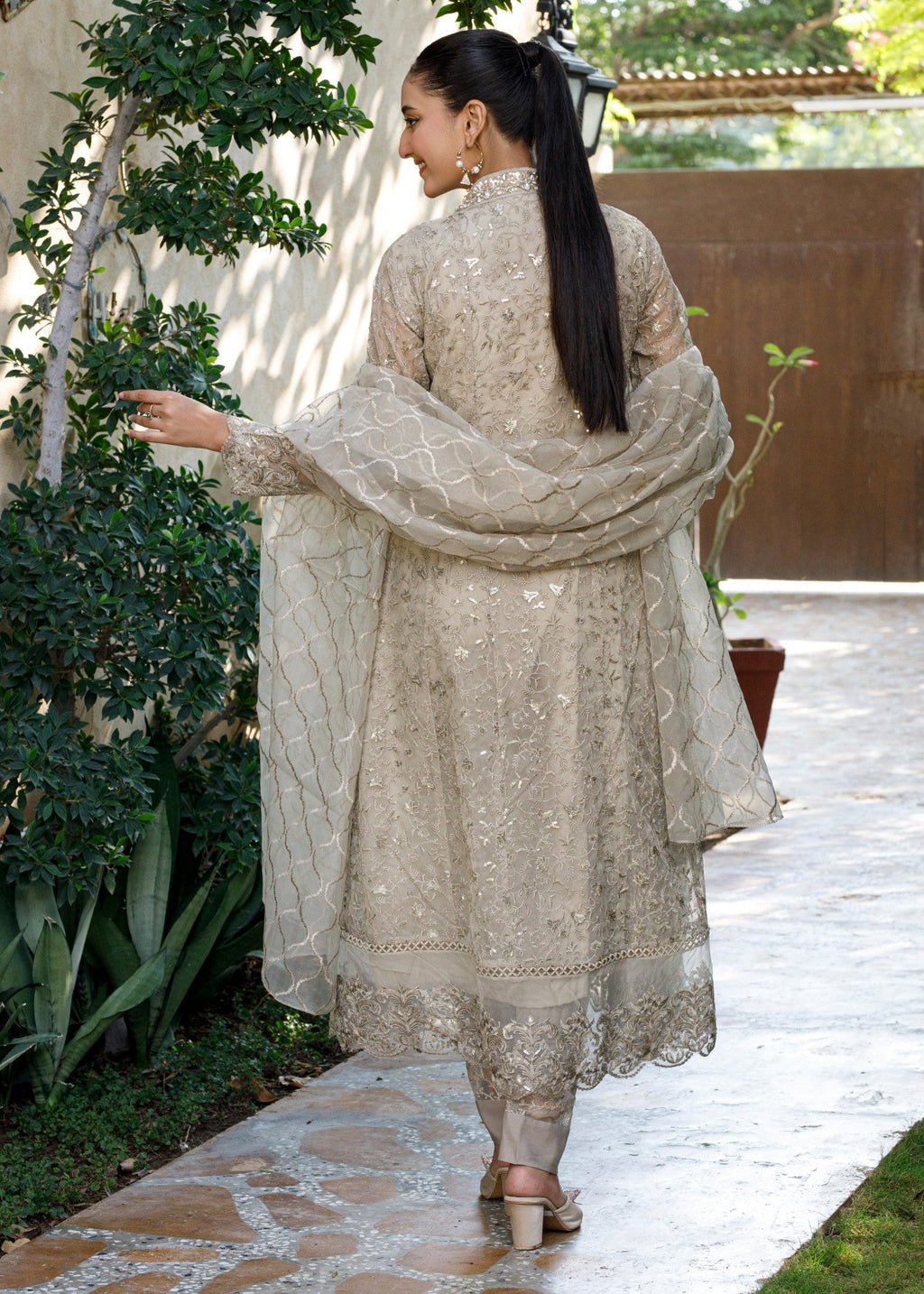 Mona Embroidery Pearl Symphony beige Women 3pcs