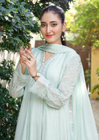 Mona Embroidery Gleam Aura mint green Women 3pcs