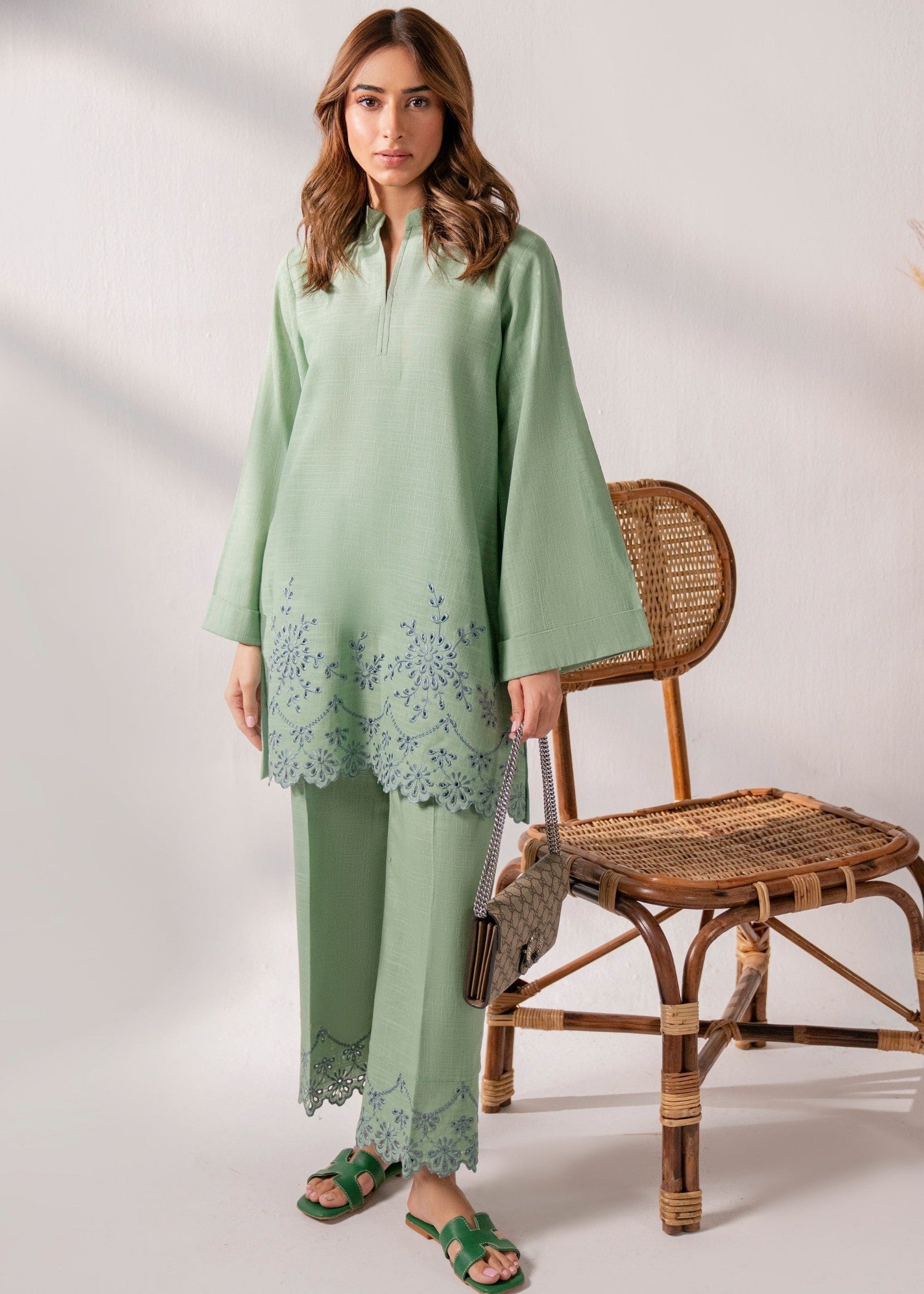Kiara Zeylin Embroidered Women 2pcs