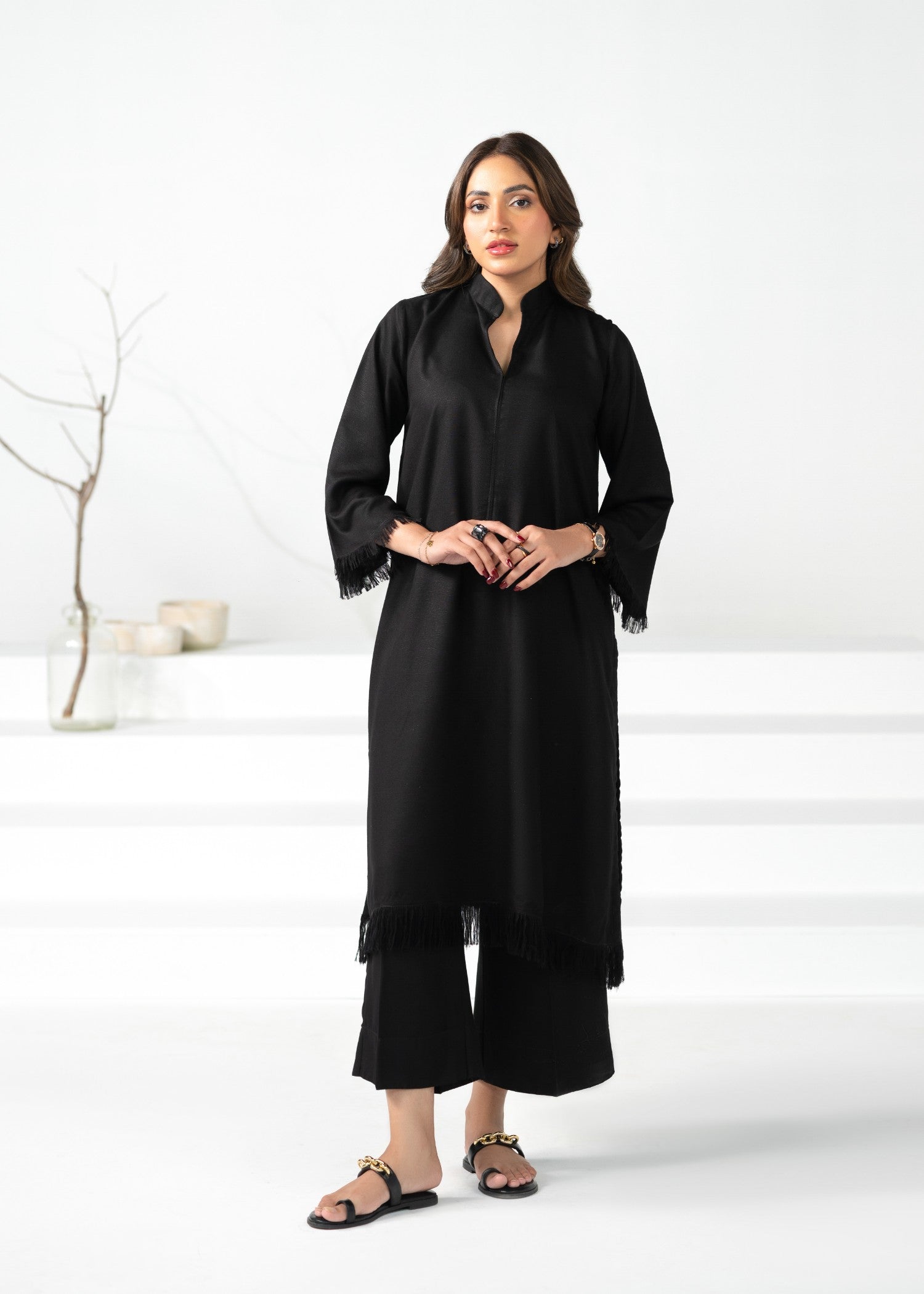 Divinely Crafted Women's Cord Sets Bold Statements Noir Black Lea Fall Women 2pcs